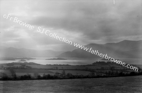 WINTER SUNSHINE ON THE LOWER LAKE FROM AGHADOL